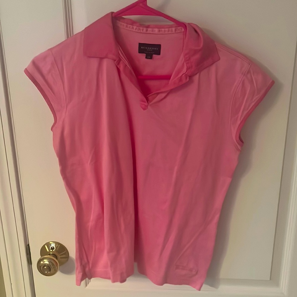 Burberry gold shirt made in Italy